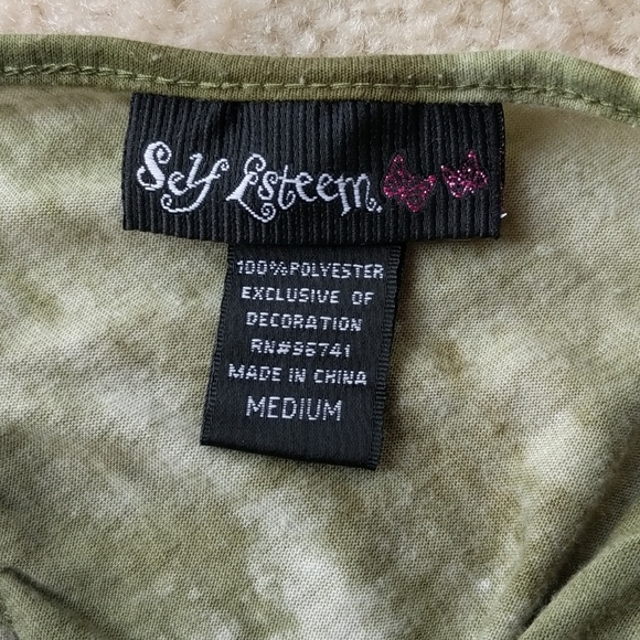 Green tye dye tank - Picture 3 of 5